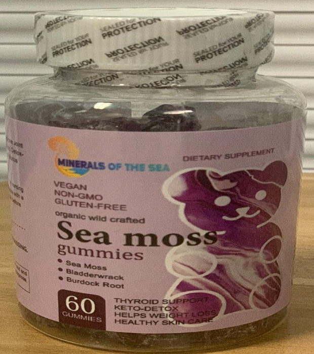 Sea Moss Gummies (Grapefruit) - Minerals of The Sea 