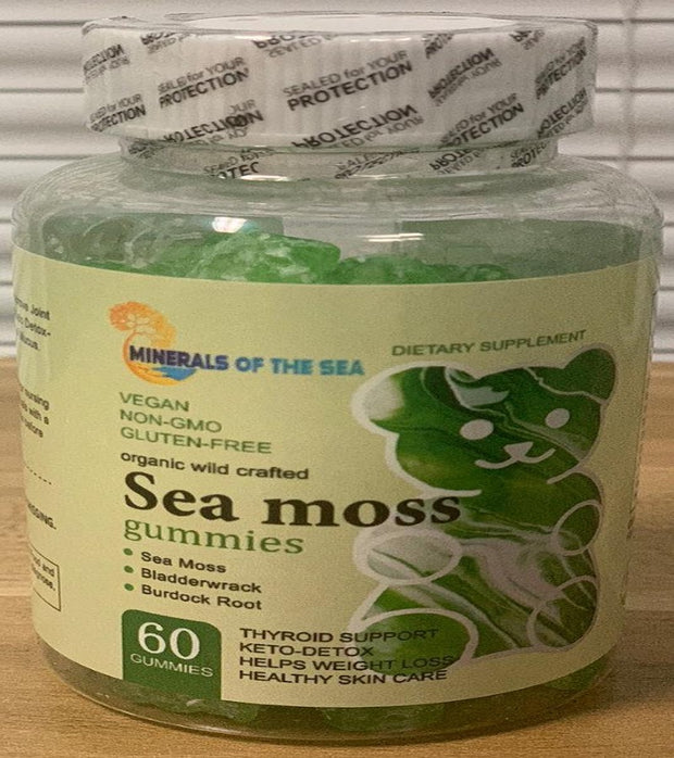 Sea Moss Gummies (Seaweed) - Minerals of The Sea 